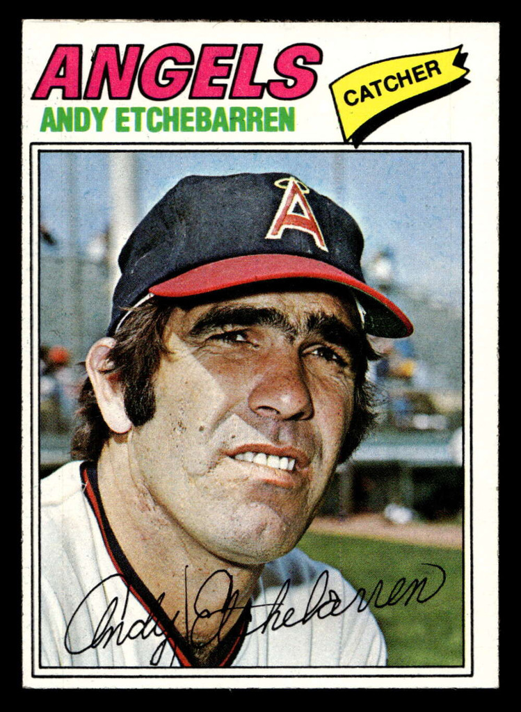 1977 Topps #454 Andy Etchebarren Near Mint 