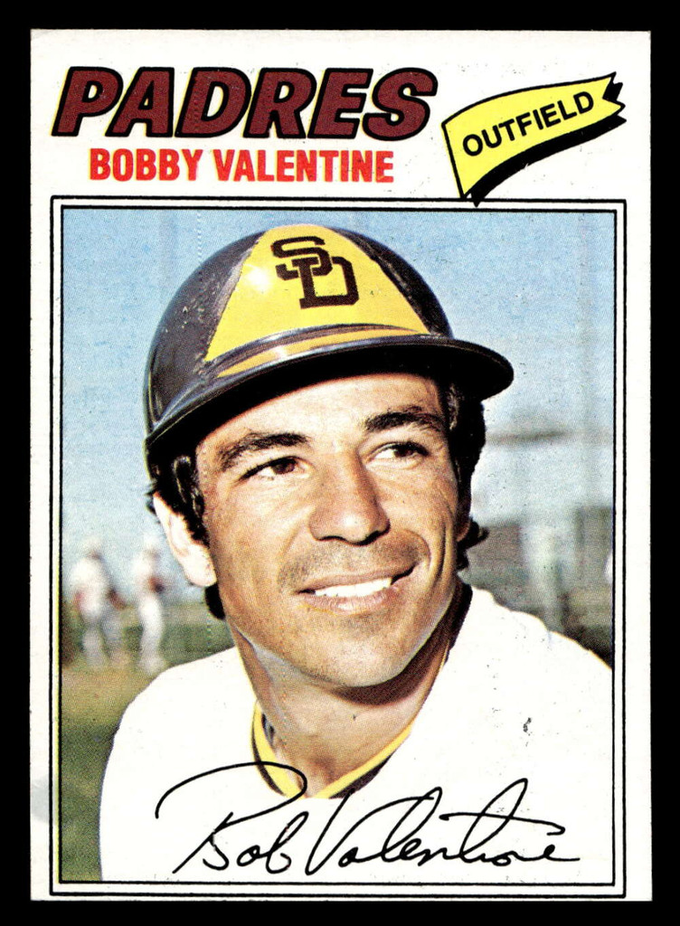 1977 Topps #629 Bobby Valentine Excellent 