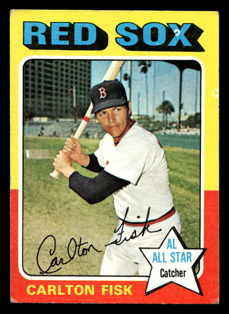 1975 Topps #80 Carlton Fisk Very Good  ID: 413180