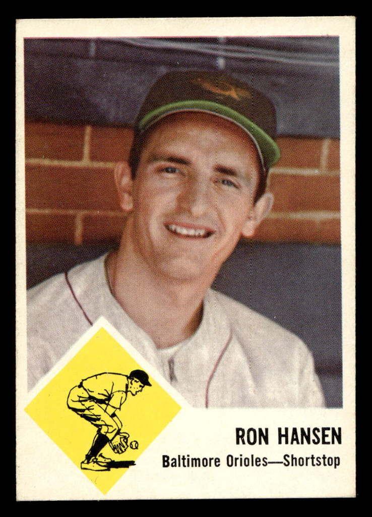 1963 Fleer #2 Ron Hansen Excellent+ 