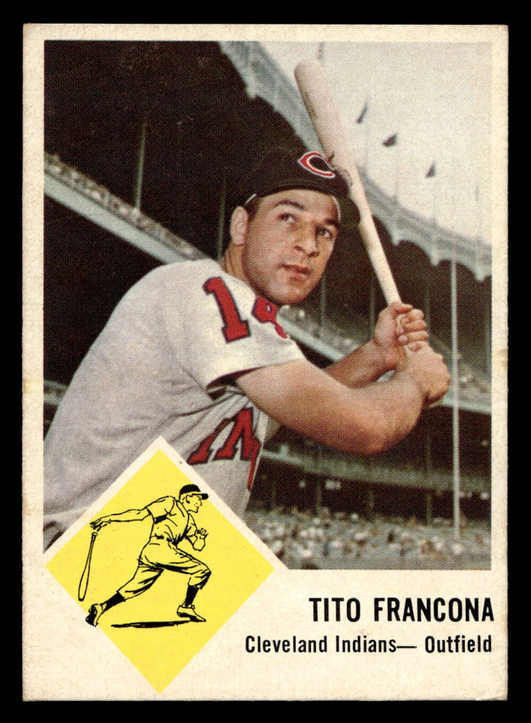 1963 Fleer #12 Tito Francona Excellent  ID: 413836