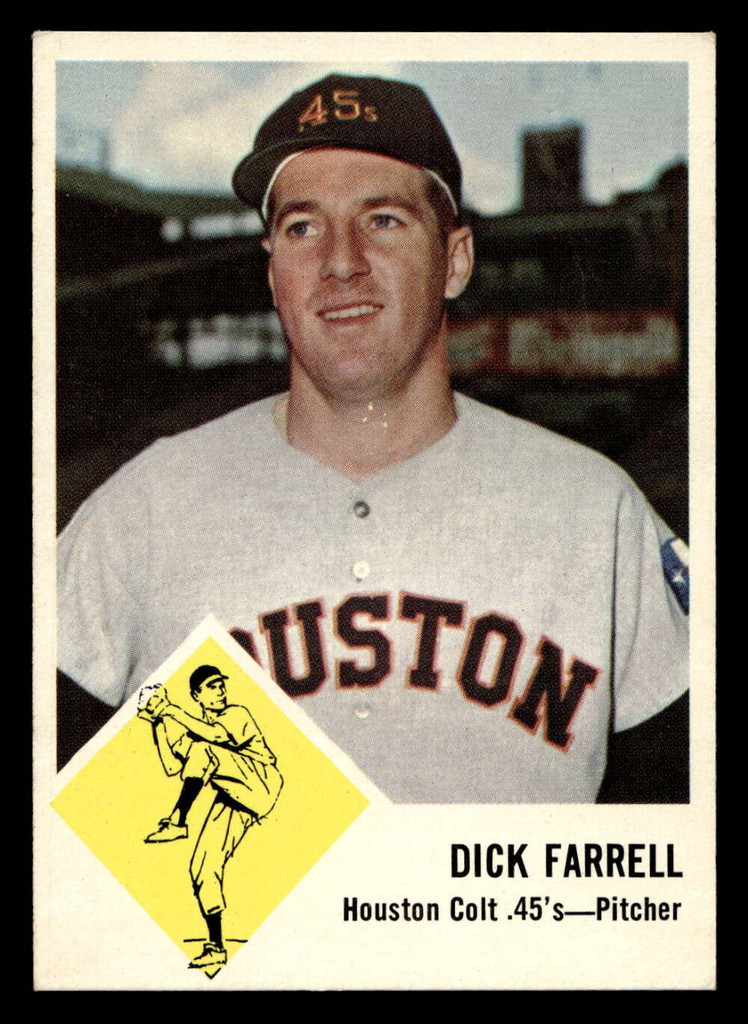 1963 Fleer #38 Dick Farrell Excellent+  ID: 413862