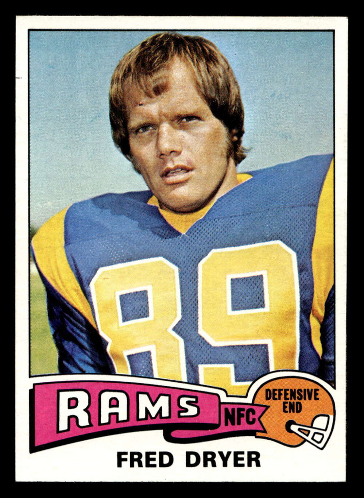 1975 Topps #312 Fred Dryer Near Mint 