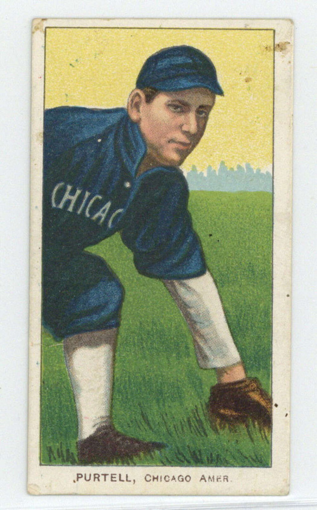 1909-11 T206 #398 Billy Purtell Fielding Very Good Polar Bear 