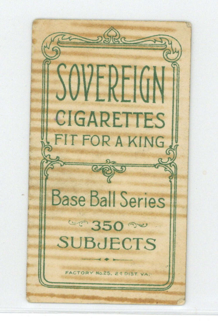 1909-11 T206 #189 Wilbur Goode Batting (Good) Good Sovereign 350 Factory 25 