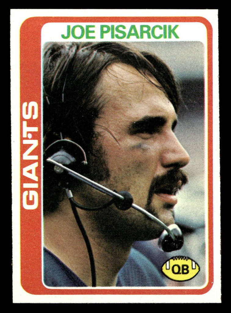 1978 Topps #7 Joe Pisarcik Near Mint+ 