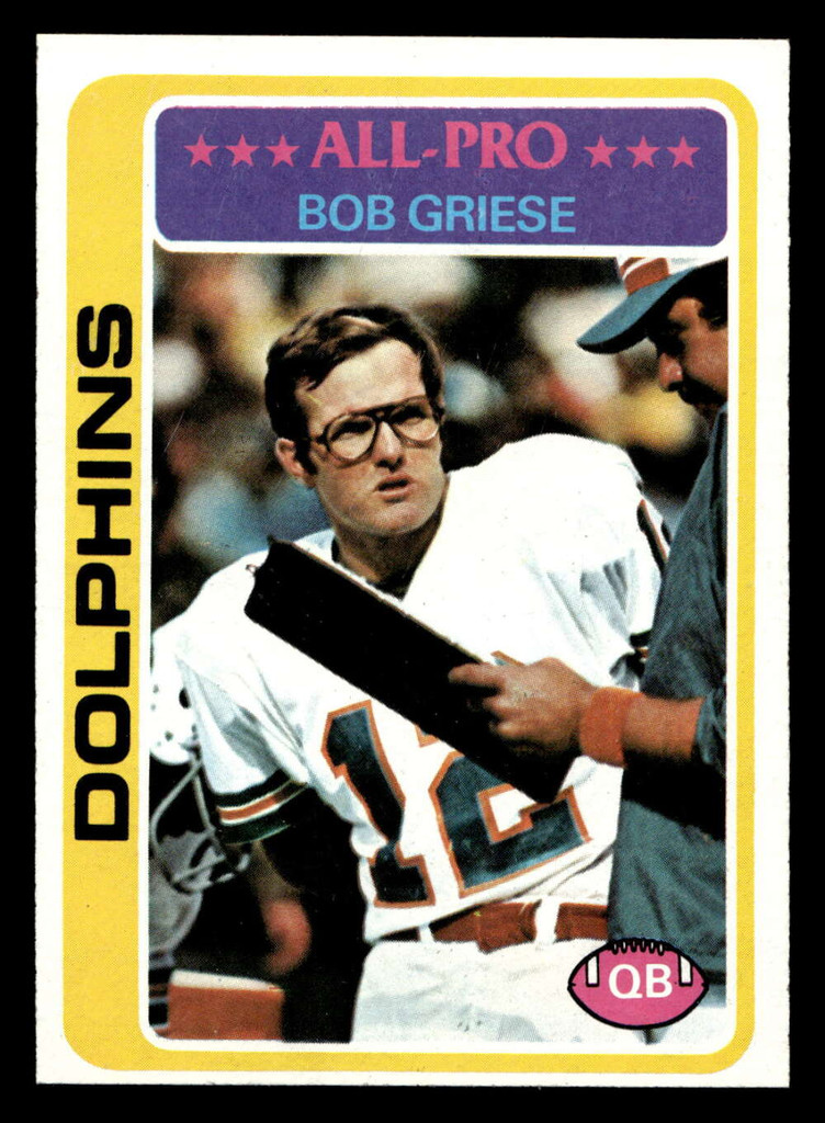 1978 Topps #120 Bob Griese Near Mint+ 