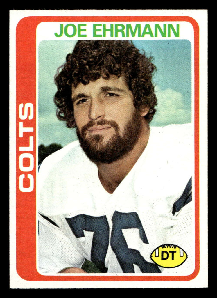 1978 Topps #398 Joe Ehrmann Near Mint+  ID: 415884