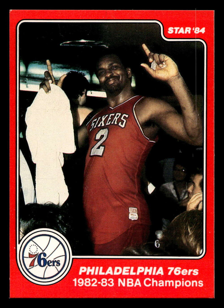 1983-84 Star Sixers Champs #1 Moses Malone CL Near Mint 