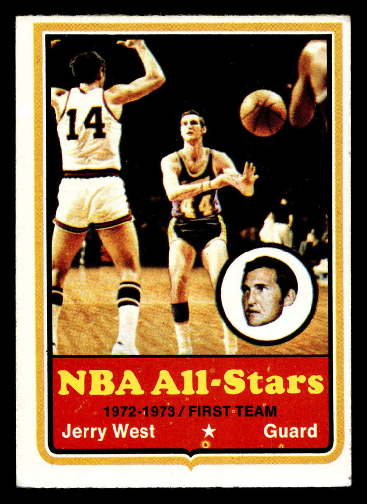 1973-74 Topps #100 Jerry West VG-EX 