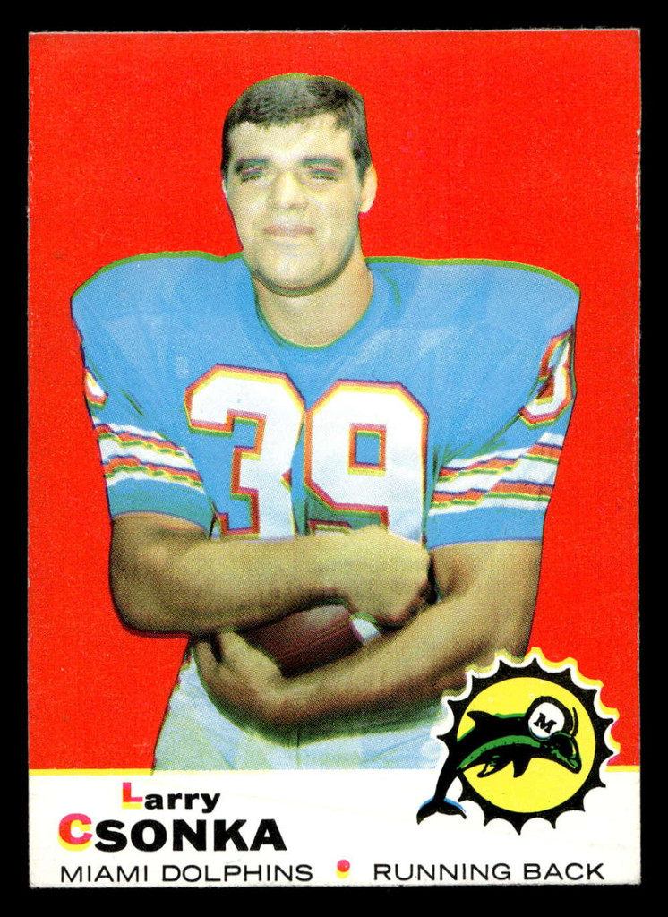 1969 Topps #120 Larry Csonka Excellent+ RC Rookie  ID: 417604