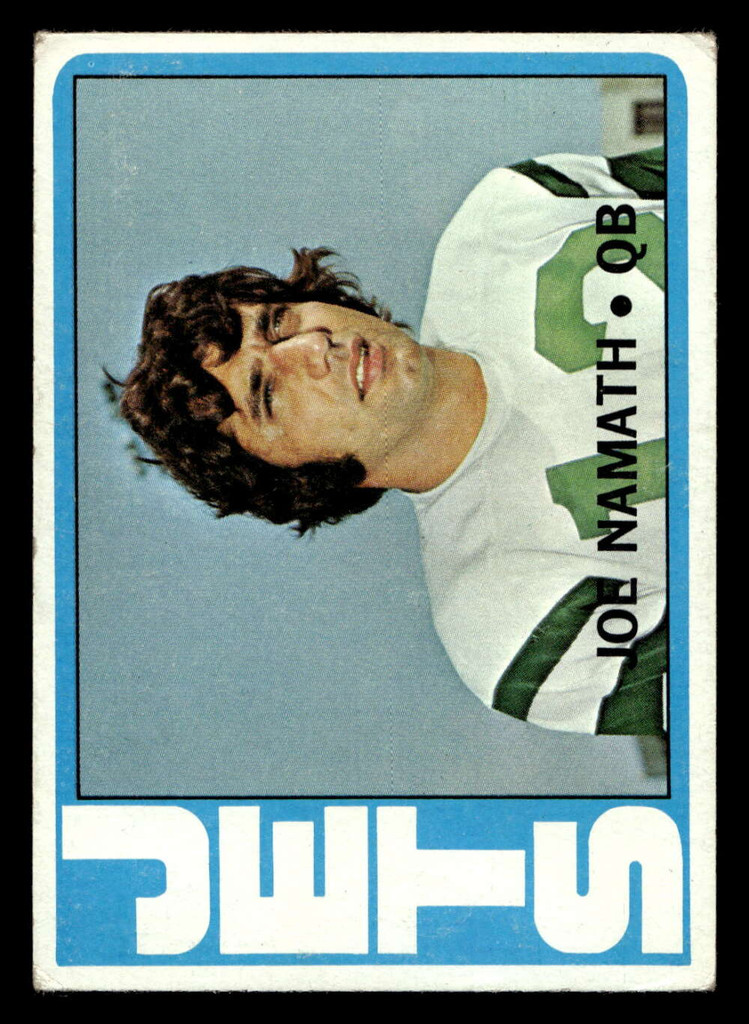 1972 Topps #100 Joe Namath VG-EX  ID: 417617