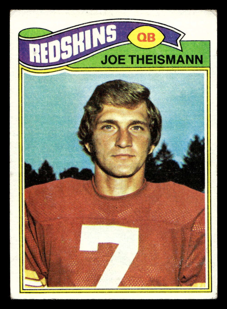 1977 Topps #74 Joe Theismann VG-EX 