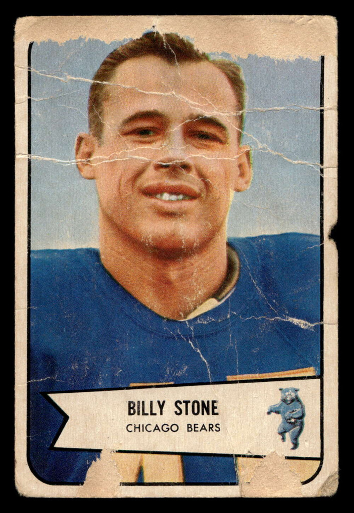 1954 Bowman #106 Billy Stone Poor 