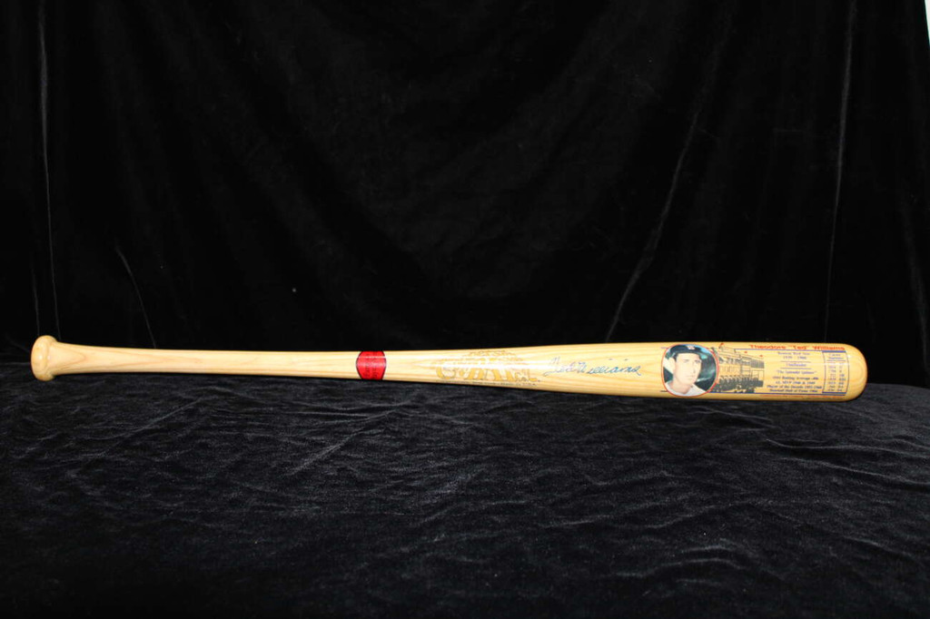 Ted Williams Cooperstown Collection Bat PSA DNA Signed Red Sox Famous Player Series ID: 417858