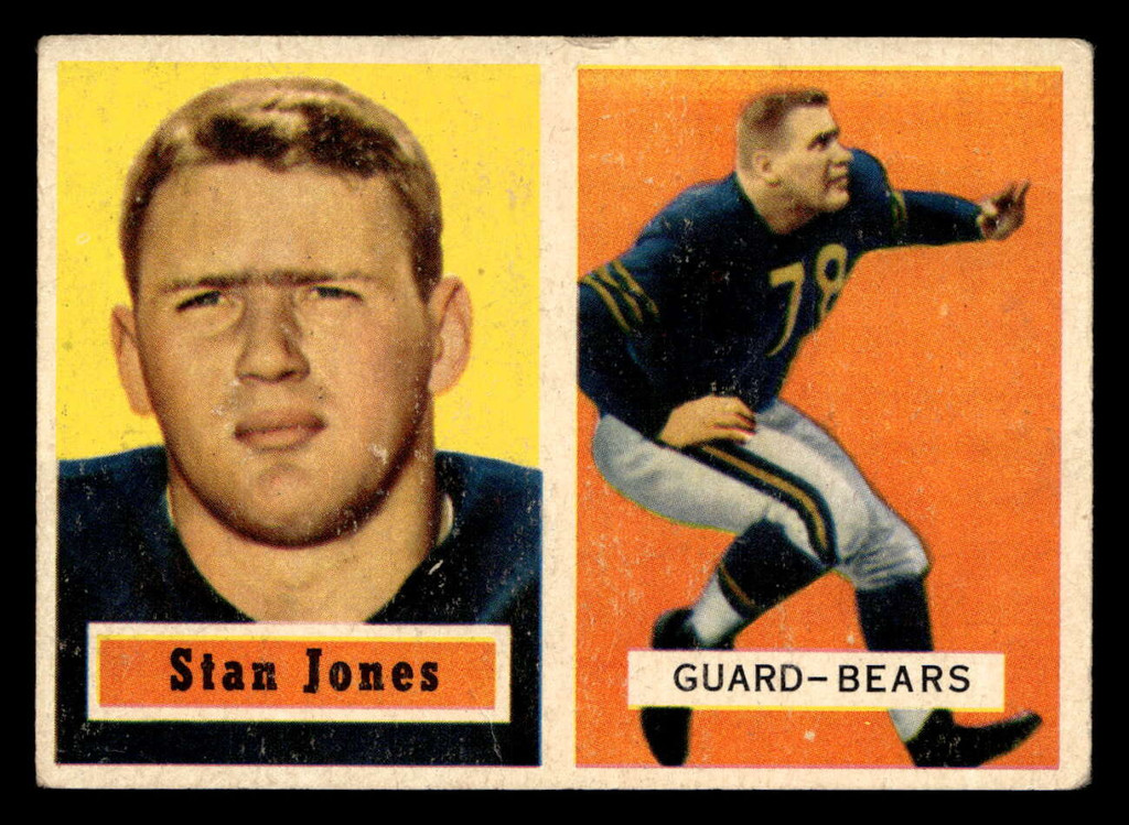 1957 Topps #96 Stan Jones VG-EX Writing on Back 