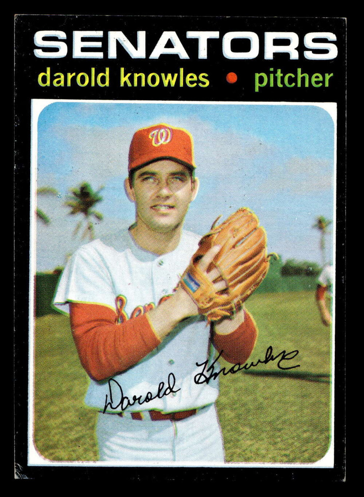 1971 Topps #261 Darold Knowles VG-EX 