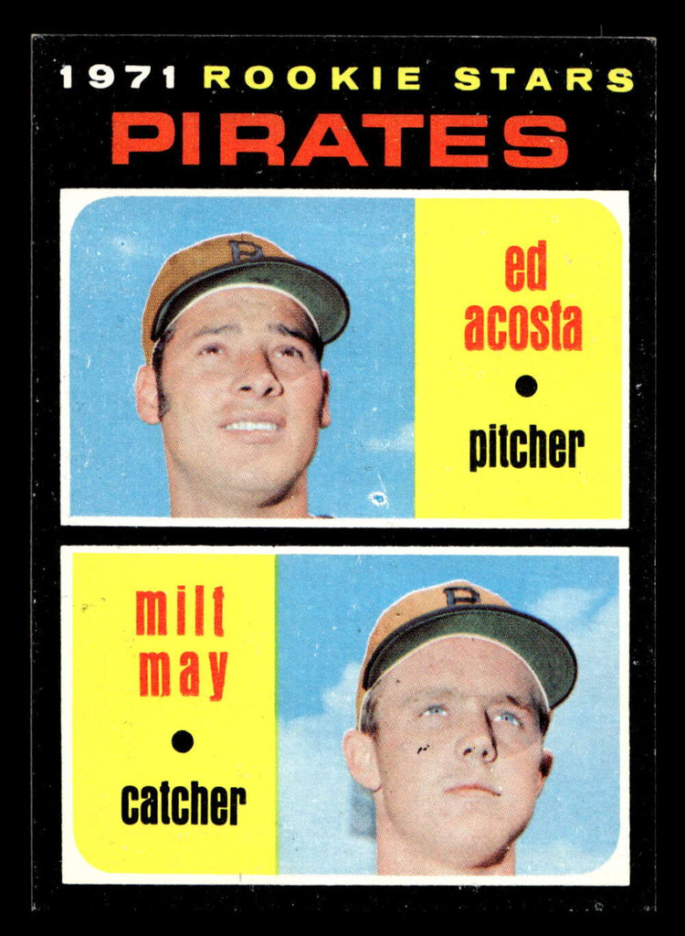 1971 Topps #343 Ed Acosta/Milt May Near Mint+ RC Rookie  ID: 418237