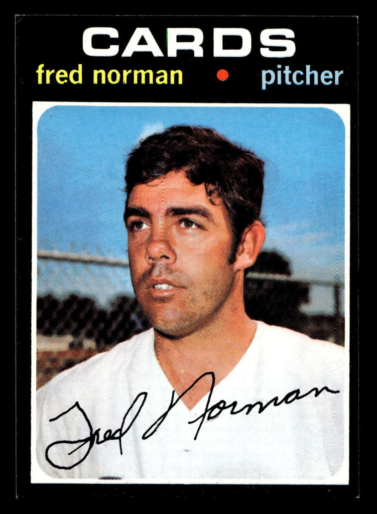 1971 Topps #348 Fred Norman Near Mint  ID: 418242