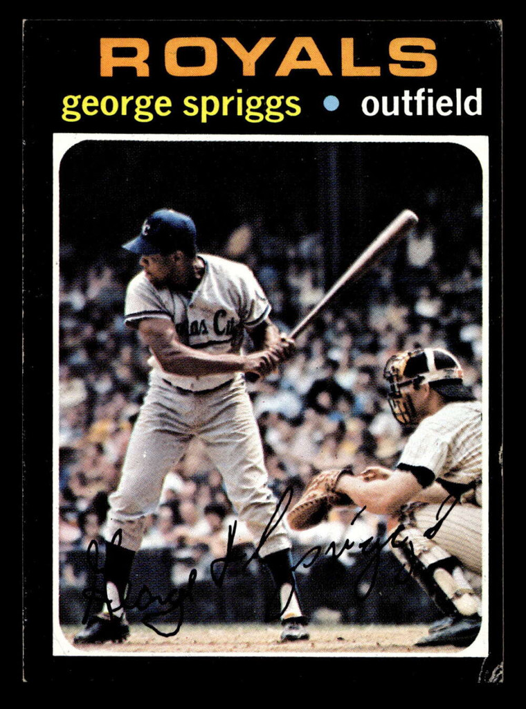 1971 Topps #411 George Spriggs VG-EX 