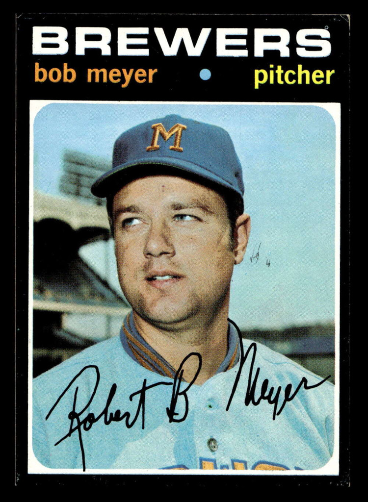 1971 Topps #456 Bob Meyer Ex-Mint  ID: 418350