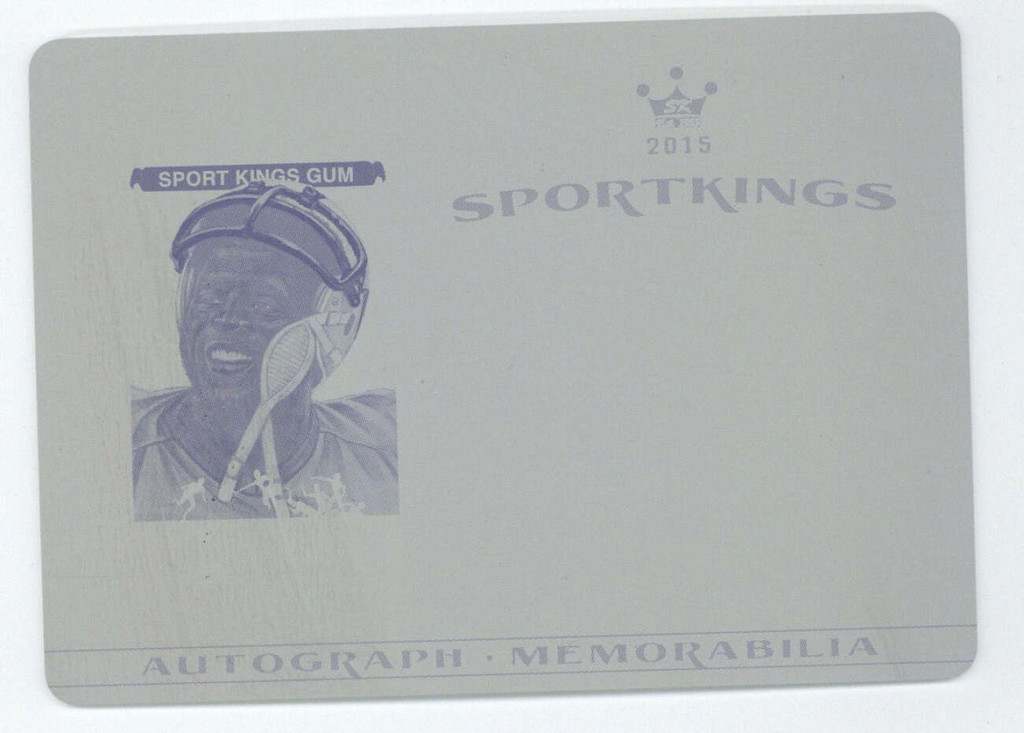 2017 Leaf Sportkings Magenta Plate Earl Campbell Oilers 1 of 1 - 1/1