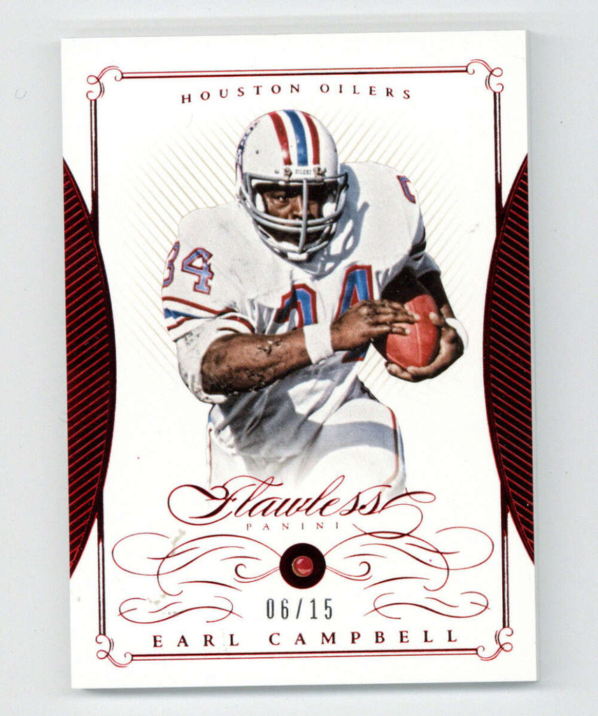 2015 Flawless Panini Ruby Encased #79 Earl Campbell Oilers Houston 06/15