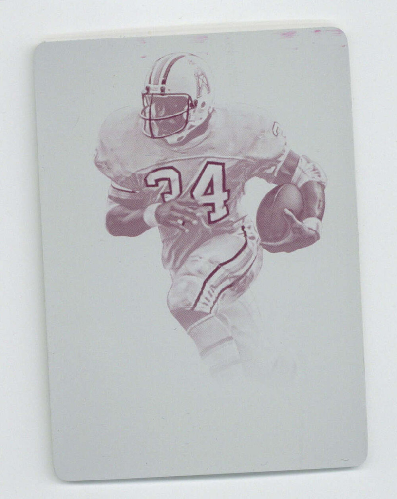 2014 National Treasures #145 Printing Plate Earl Campbell Oilers Real 1 of 1 1/1