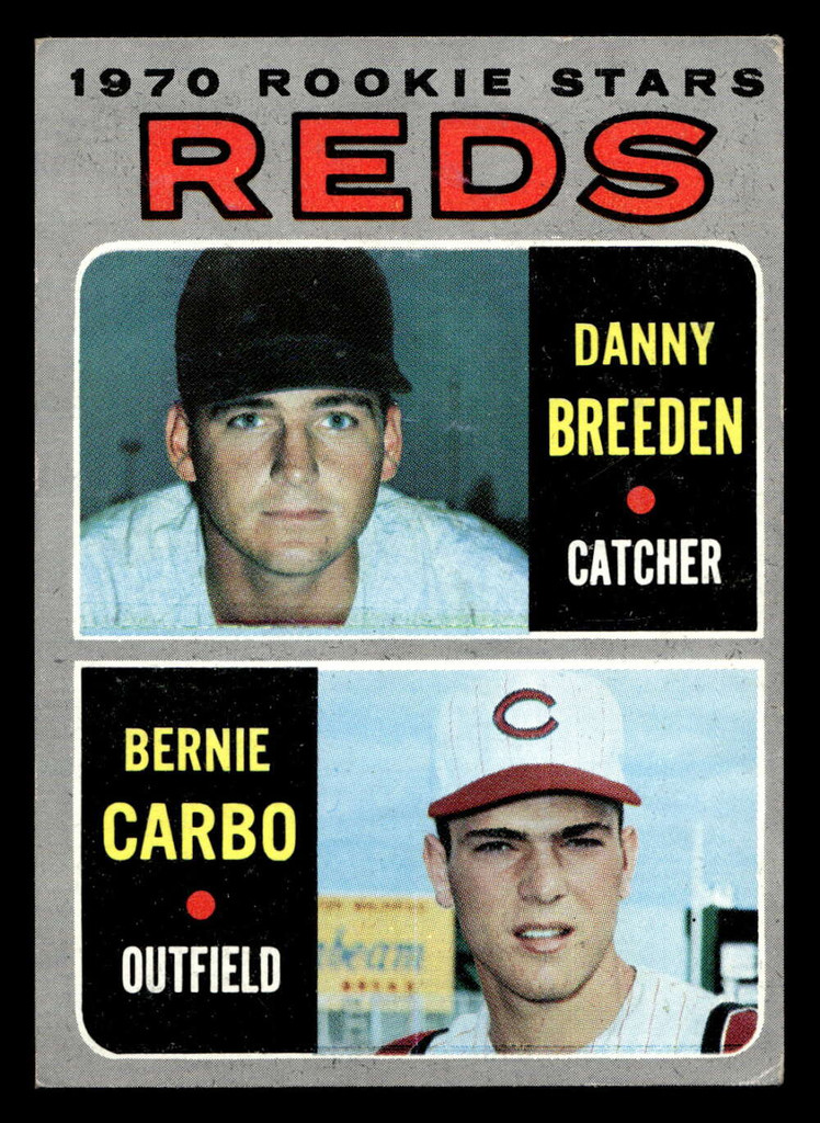 1970 Topps #36 Danny Breeden/Bernie Carbo Excellent RC Rookie 