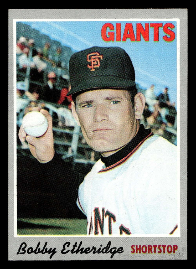 1970 Topps #107 Bobby Etheridge Ex-Mint  ID: 419010