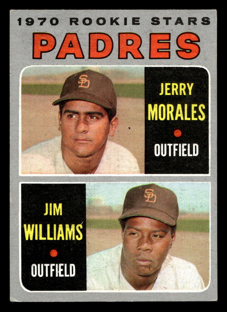 1970 Topps #262 Jerry Morales/Jim Williams Excellent+ RC Rookie 