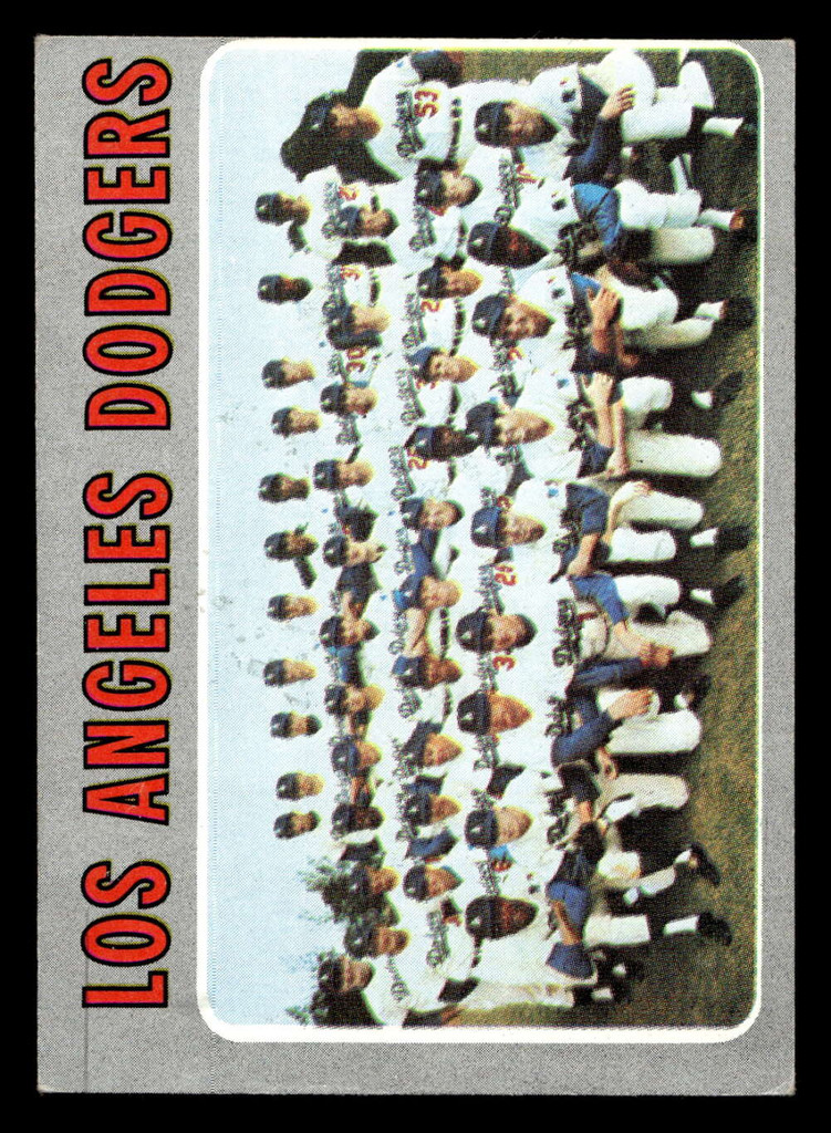 1970 Topps #411 Dodgers Team Excellent+  ID: 419970
