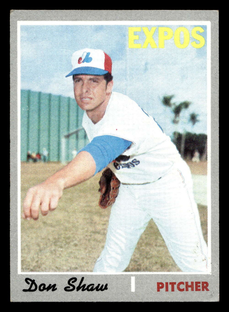 1970 Topps #476 Don Shaw Excellent+  ID: 420194