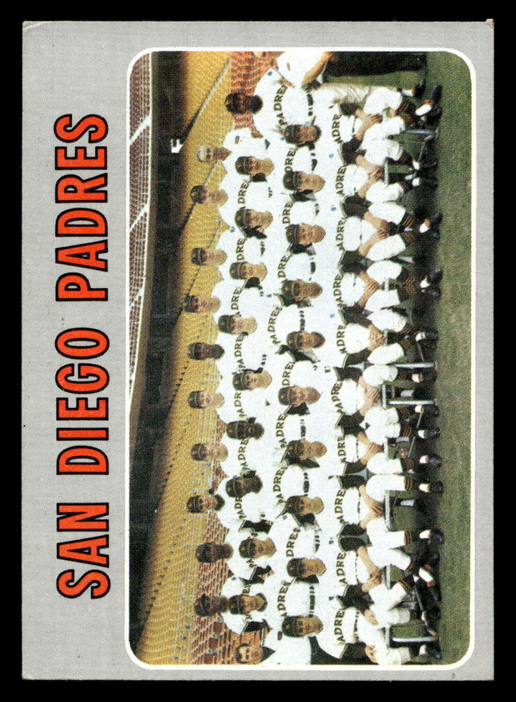 1970 Topps #657 Padres Team Excellent+ High # 