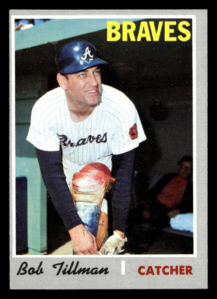1970 Topps #668 Bob Tillman Near Mint High # 
