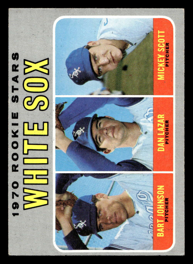 1970 Topps #669 Bart Johnson/Don Lazar/Mickey Scott Excellent+ RC Rookie High #  ID: 420746
