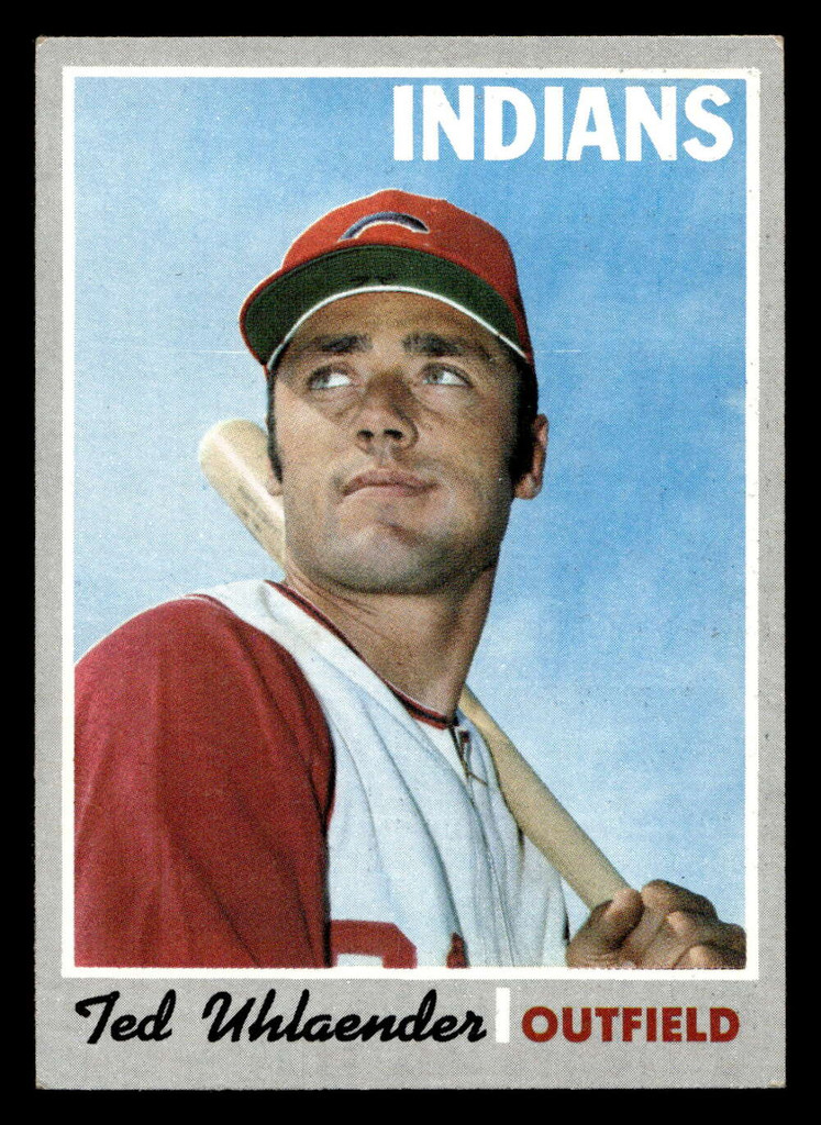 1970 Topps #673 Ted Uhlaender Excellent+ High # 