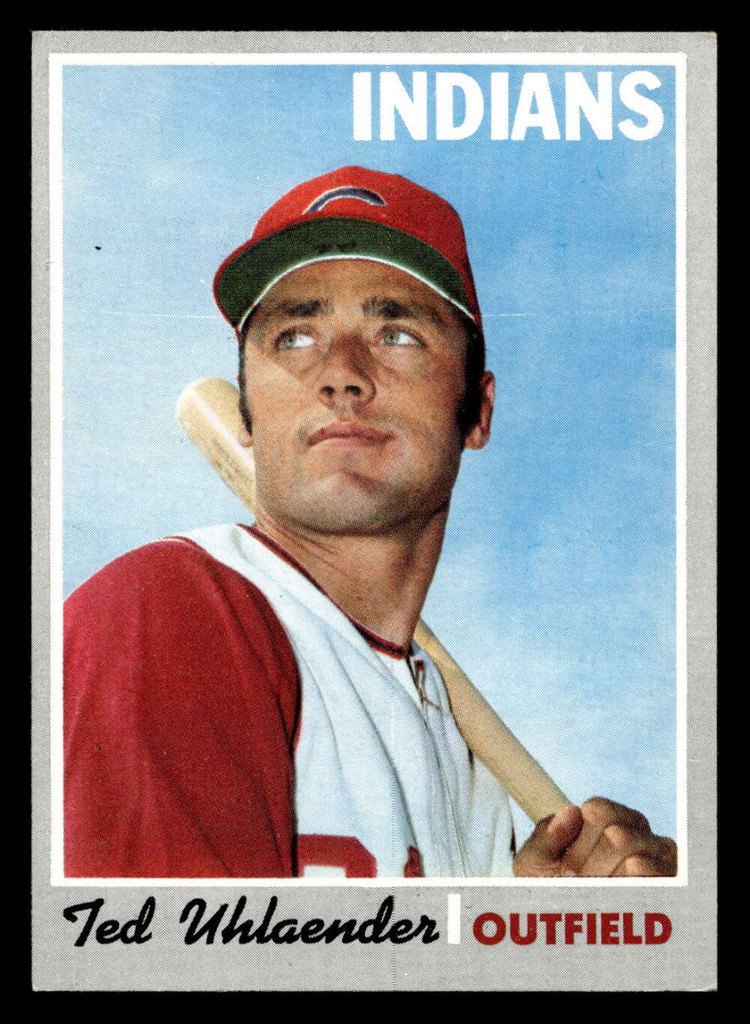 1970 Topps #673 Ted Uhlaender Ex-Mint High # 