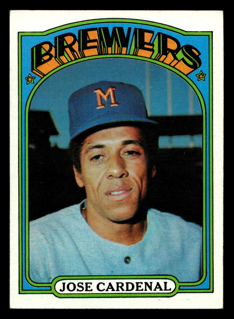 1972 Topps #12 Jose Cardenal Ex-Mint  ID: 420983