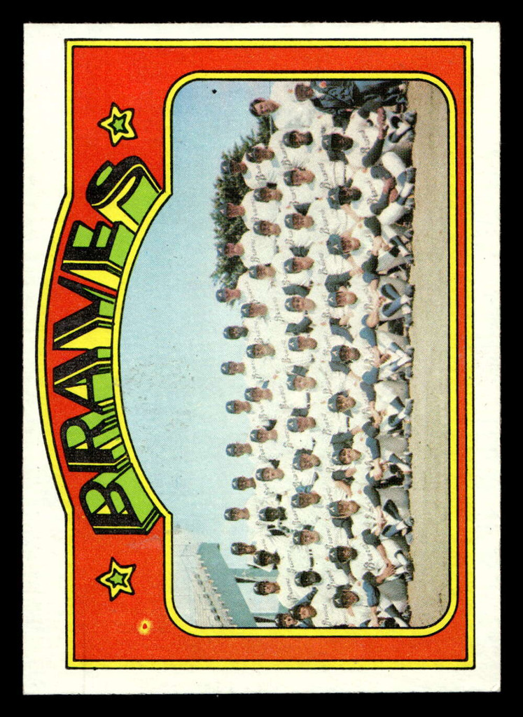 1972 Topps #21 Braves Team Excellent+  ID: 421016