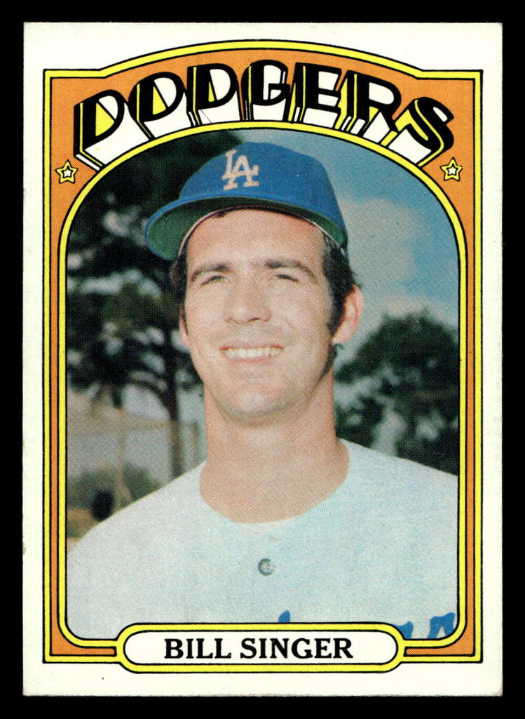 1972 Topps #25 Bill Singer Ex-Mint  ID: 421032