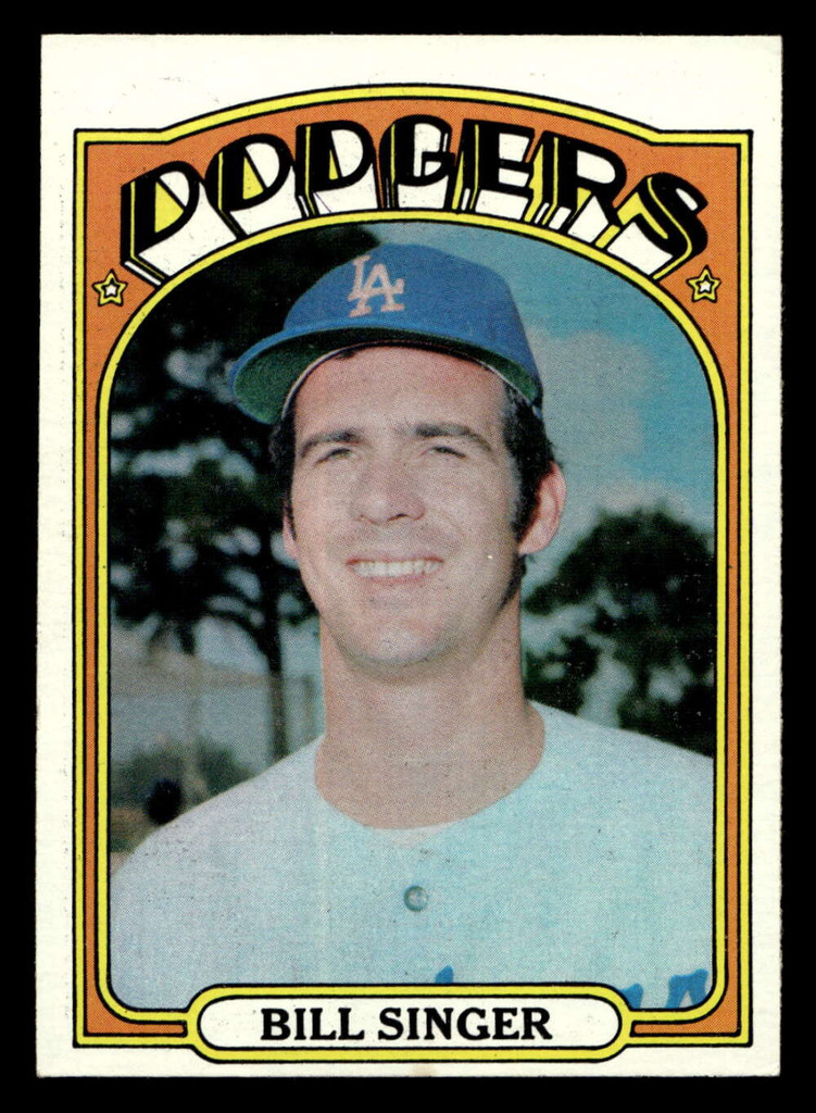 1972 Topps #25 Bill Singer Ex-Mint  ID: 421035