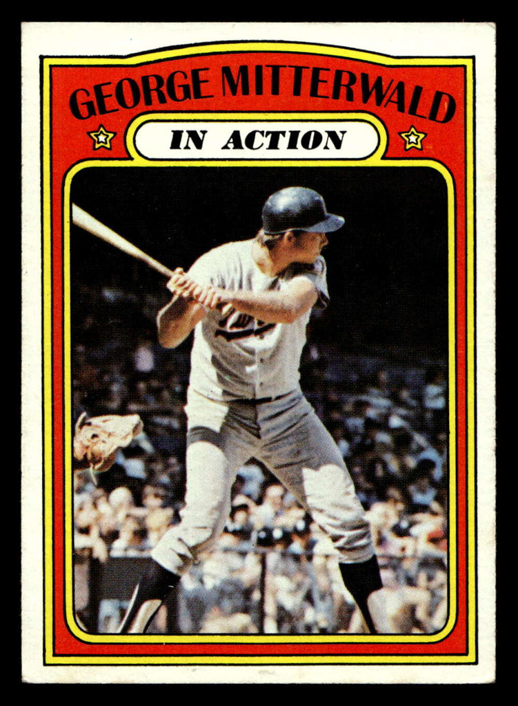 1972 Topps #302 George Mitterwald IA Excellent+  ID: 421870