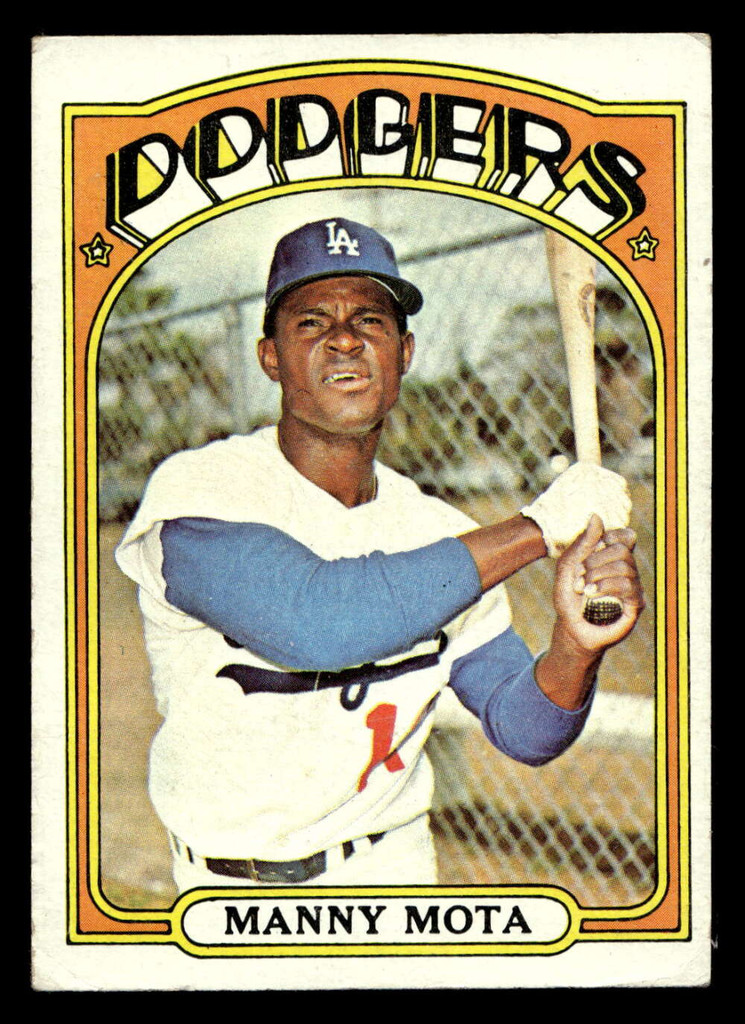 1972 Topps #596 Manny Mota VG-EX 