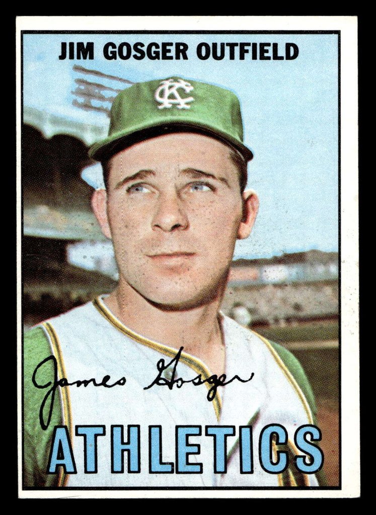 1967 Topps #17 Jim Gosger Near Mint  ID: 423094