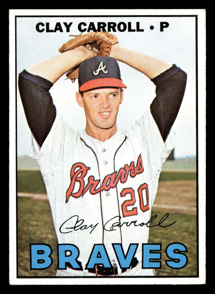 1967 Topps #219 Clay Carroll Ex-Mint  ID: 423698