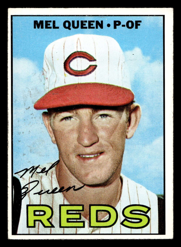 1967 Topps #374 Mel Queen ERR Excellent+ Correct  ID: 424182