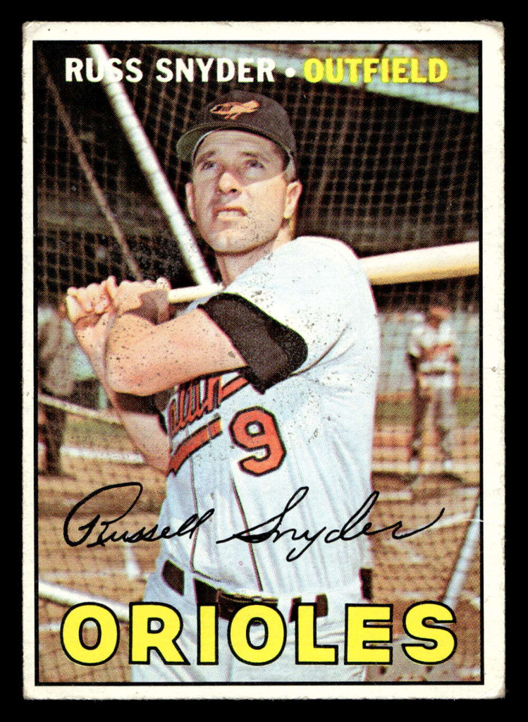 1967 Topps #405 Russ Snyder VG-EX 