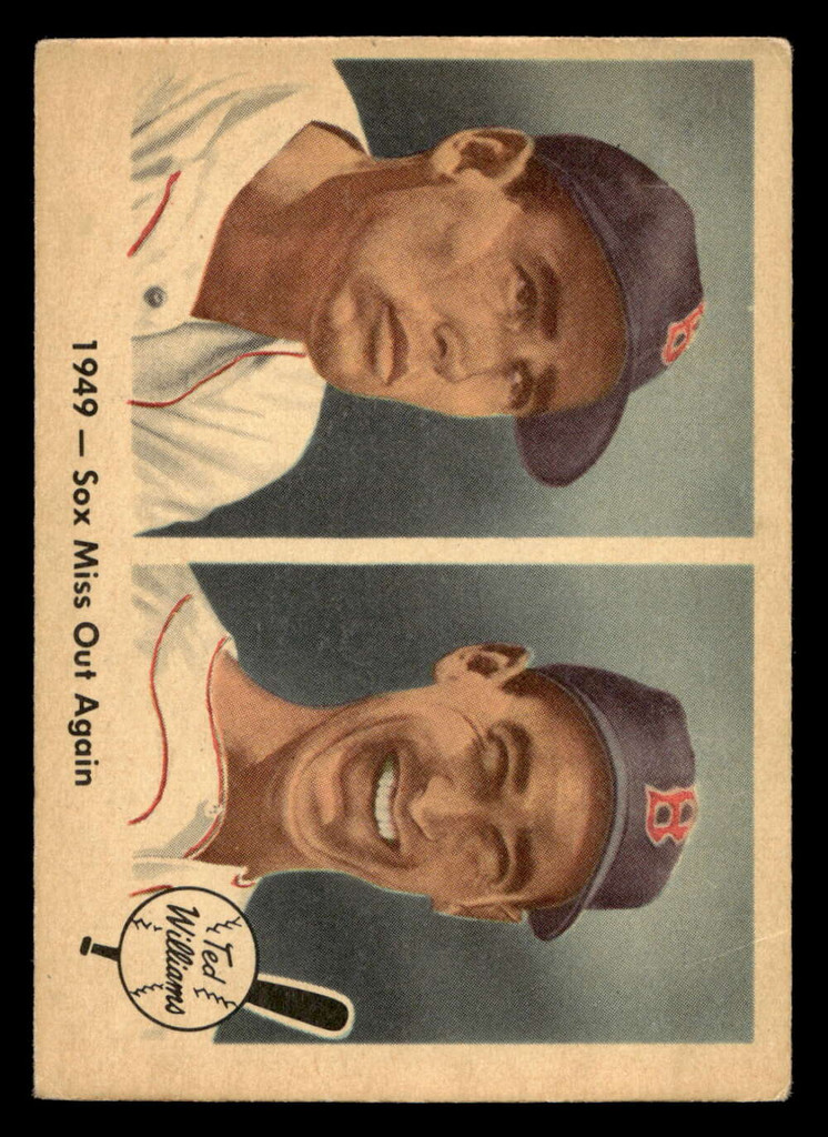 1959 Fleer Ted Williams #37 1949 - Sox Miss Out Again Excellent 