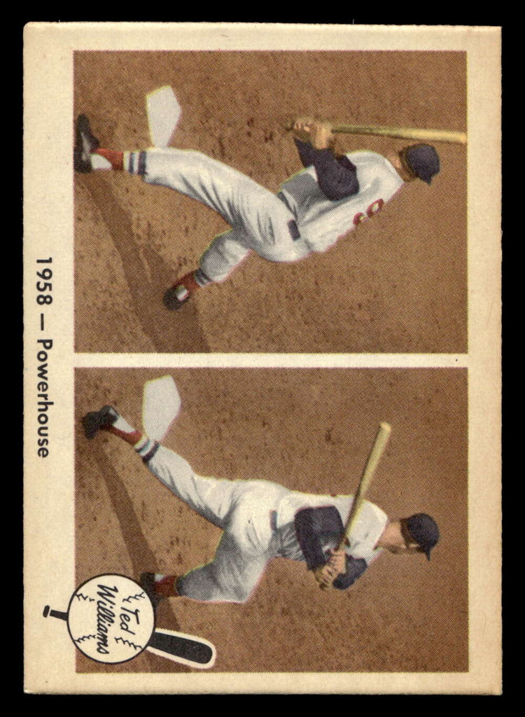 1959 Fleer Ted Williams #66 1958 - Powerhouse Ex-Mint 